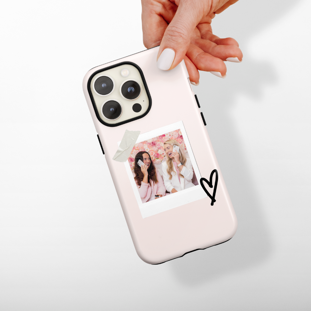 Personalised Polaroid Bestie Phone Case - Upload Your Photo