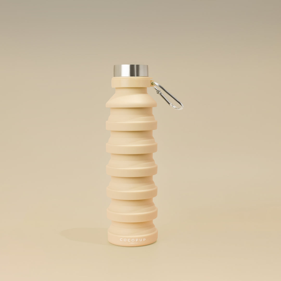 Collapsible Water Bottle by Cocopup - Nude