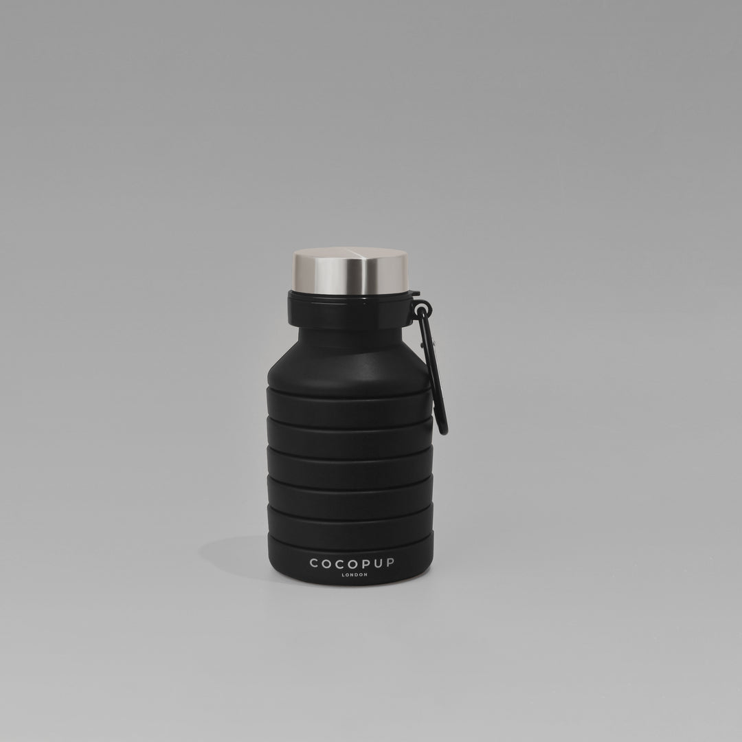 Collapsible Water Bottle by Cocopup - Black