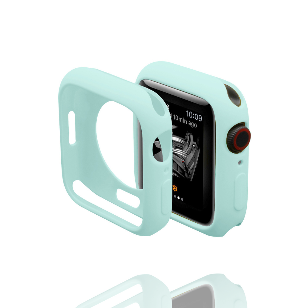 Silicone Apple Watch Case - Aqua