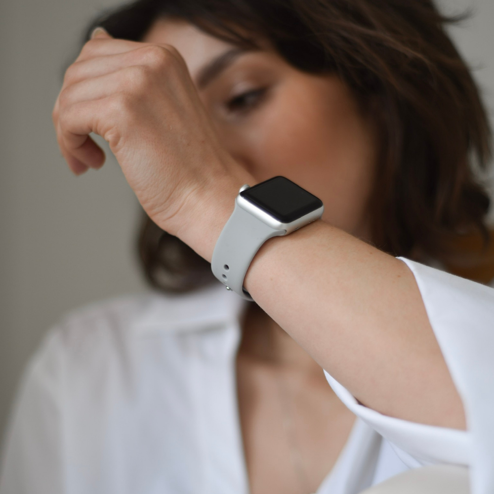 NAKD Apple Watch Strap Ice Grey