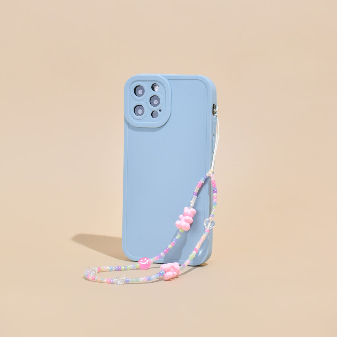 Beaded Phone Strap - Pastel Bears