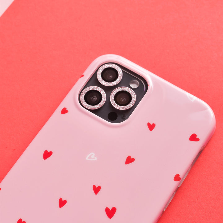 Protective Camera Lens Cover - Pink Glitter