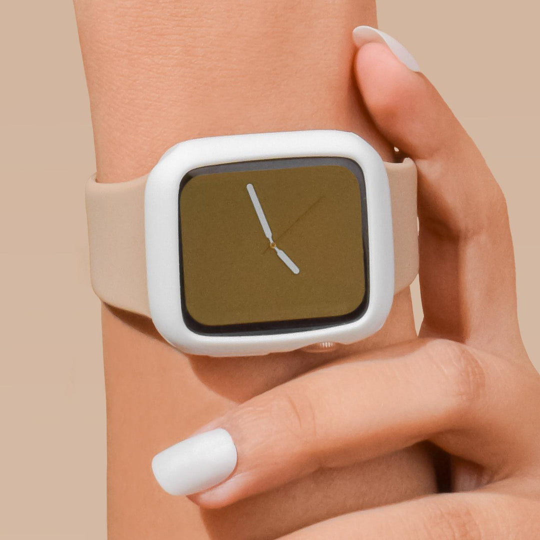Silicone Apple Watch Case - White