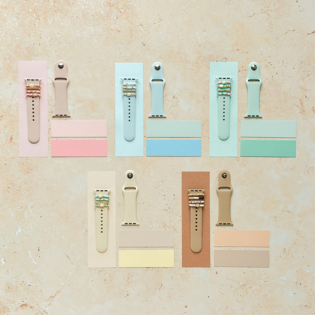 Watch Strap Charm Pack - Nude & Chic