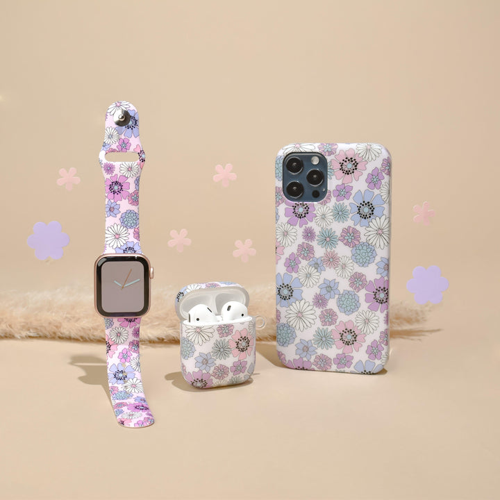 Airpods Case - Pastel Flowers