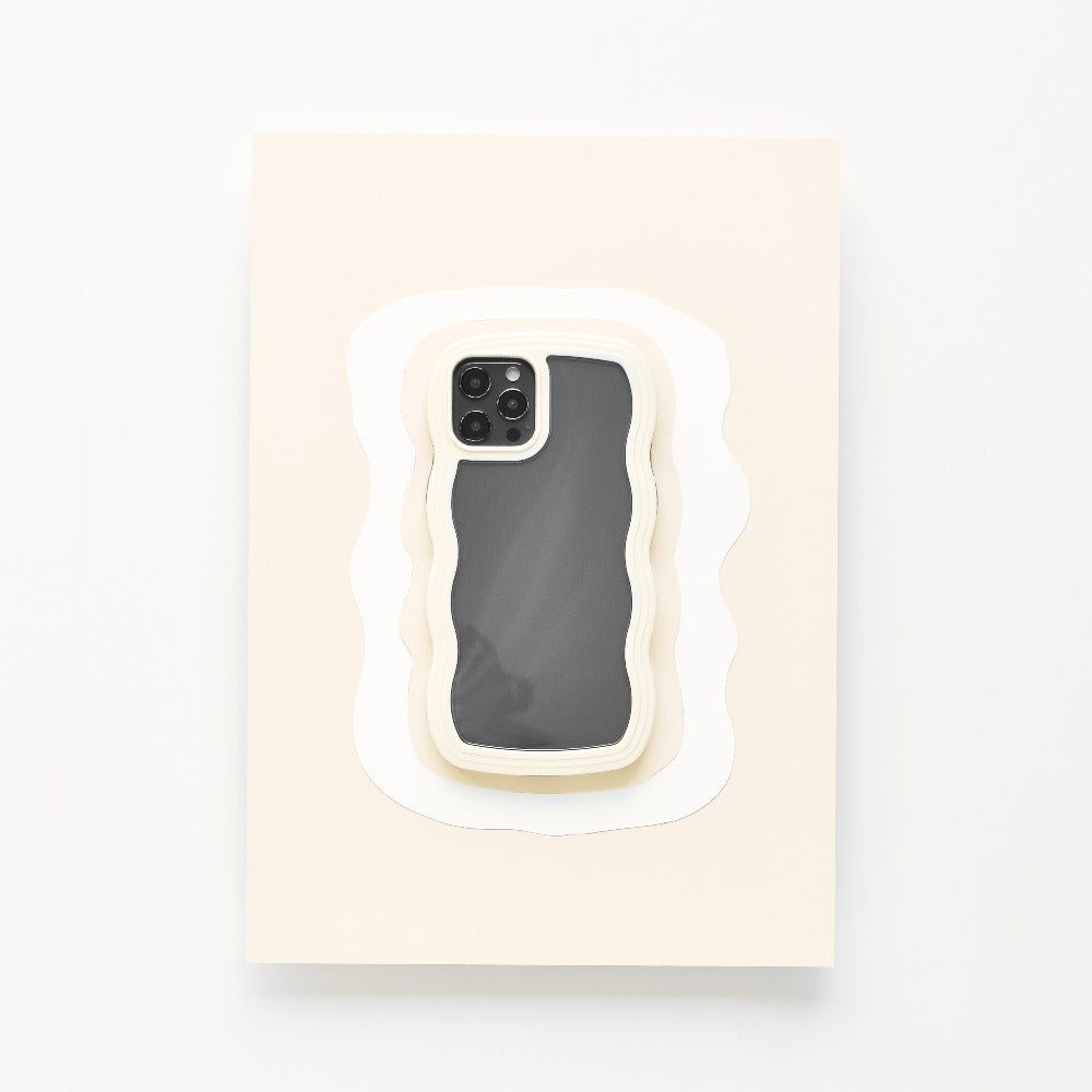 Curvy iPhone Case - Cream | Phone Cases Curvy iPhone Case - Cream | Phone Cases