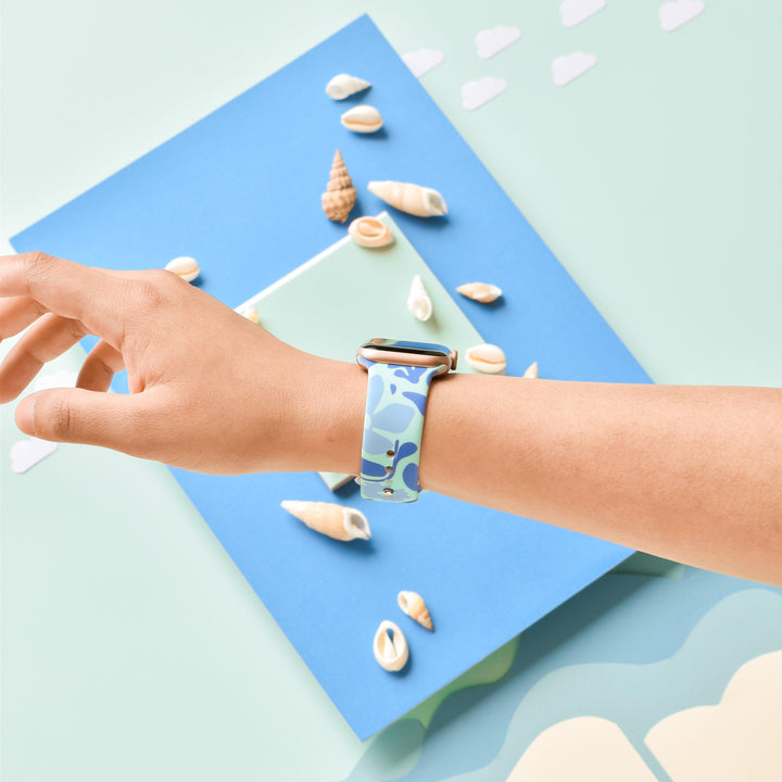 Blue-pattern-apple-watch-strap