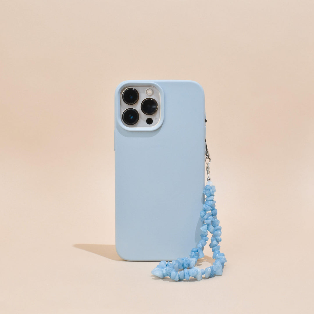 Crystal Phone Strap - Aqua