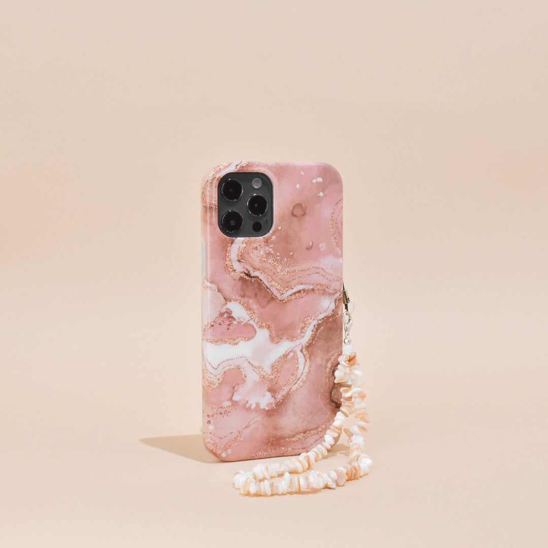 Crystal Phone Strap - Natural Nude
