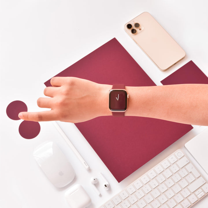 wine-purple-apple-watch-strap-on-wrist