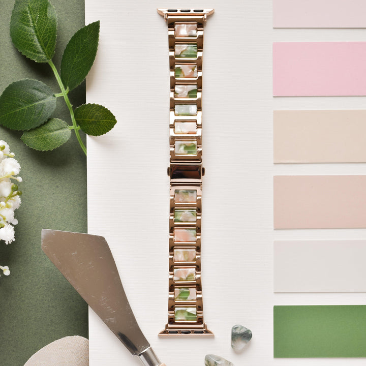 pink-and-green-marble-with-rose-gold-stainless-steel-apple-watch-strap