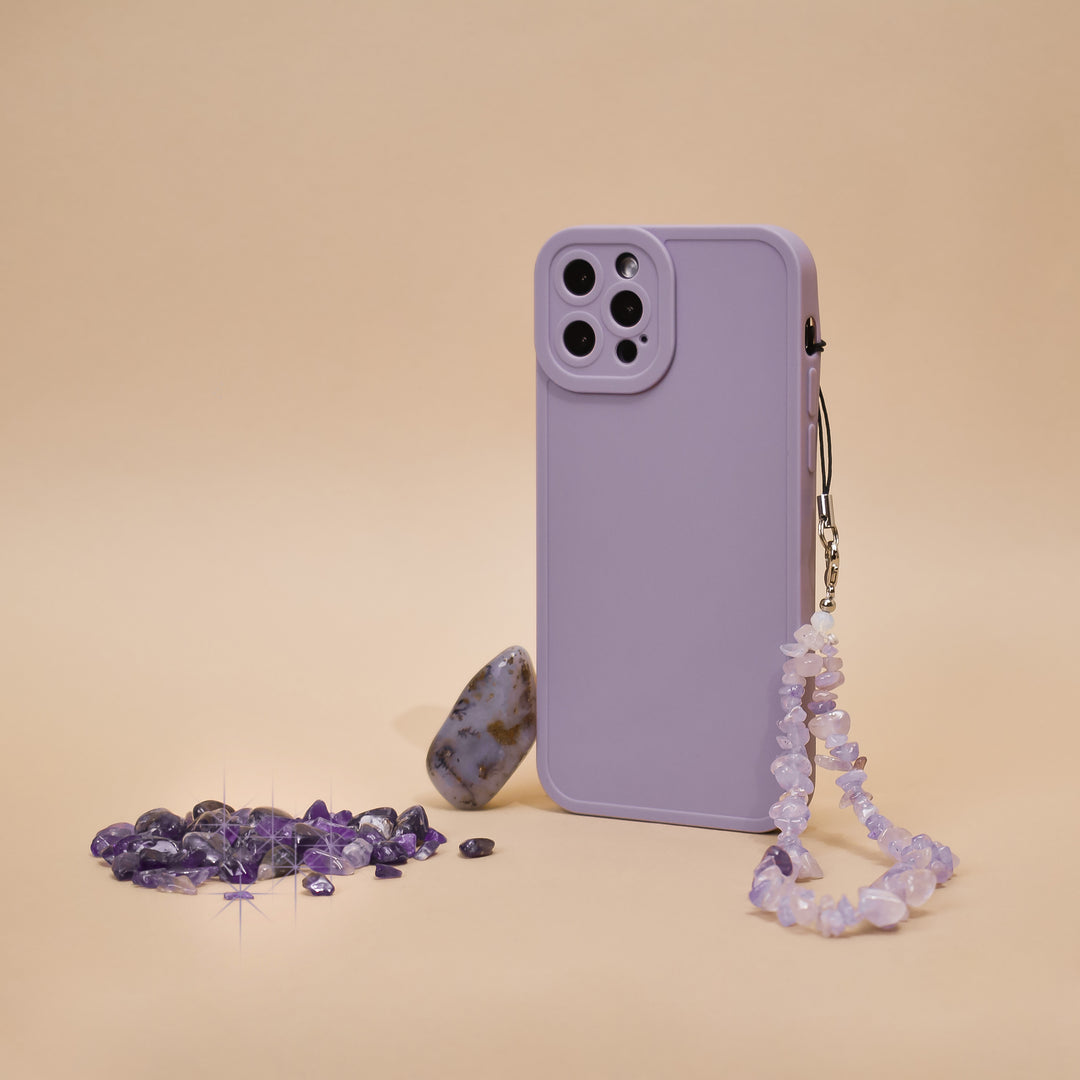 Crystal Phone Strap - Lilac