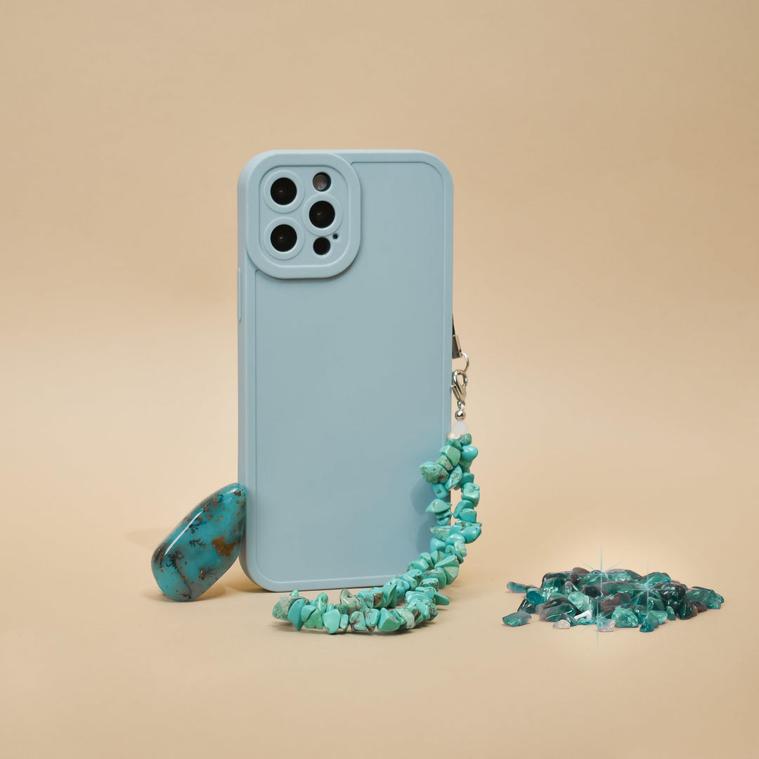 Crystal Phone Strap - Turquoise