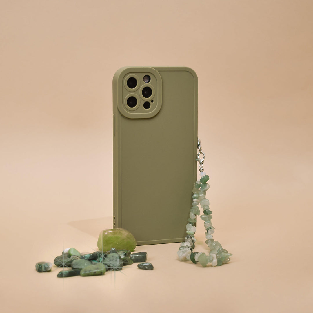 Crystal Phone Strap - Green