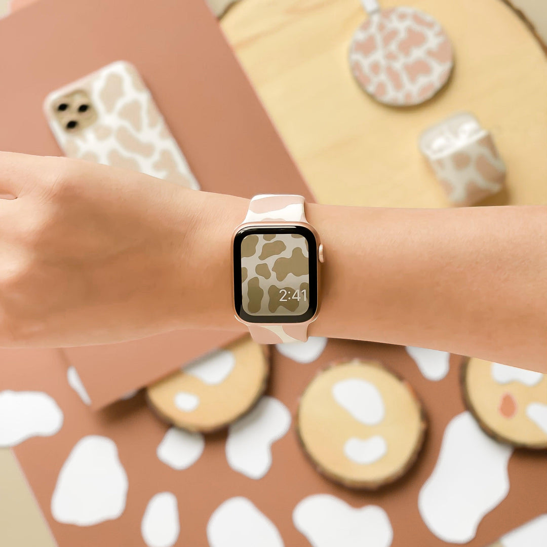 Nude Cow Apple Watch Strap