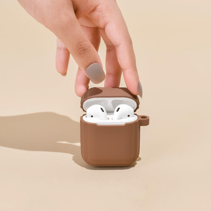 NAKD Airpods Case - Chocolate Brown
