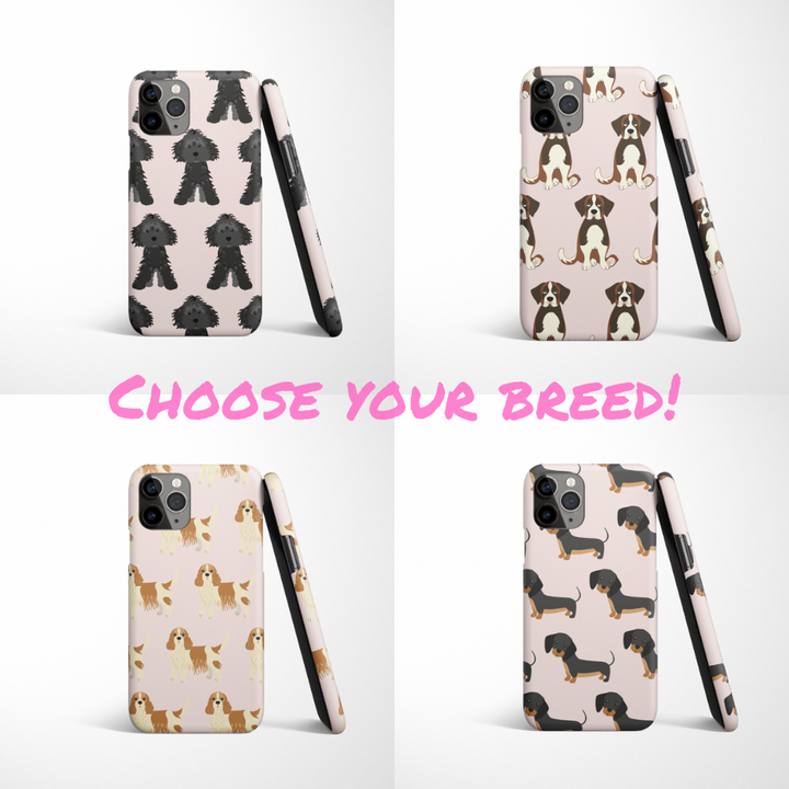 Personalised Dog Phone Case - Choose Your Breed