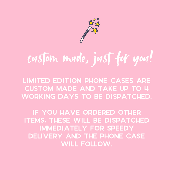 Coconut Lane's information for limited edition cases