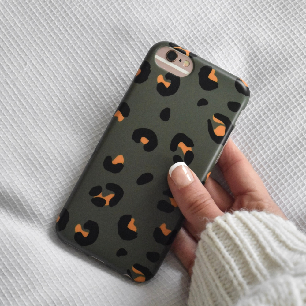 Khaki Leopard Phone Case
