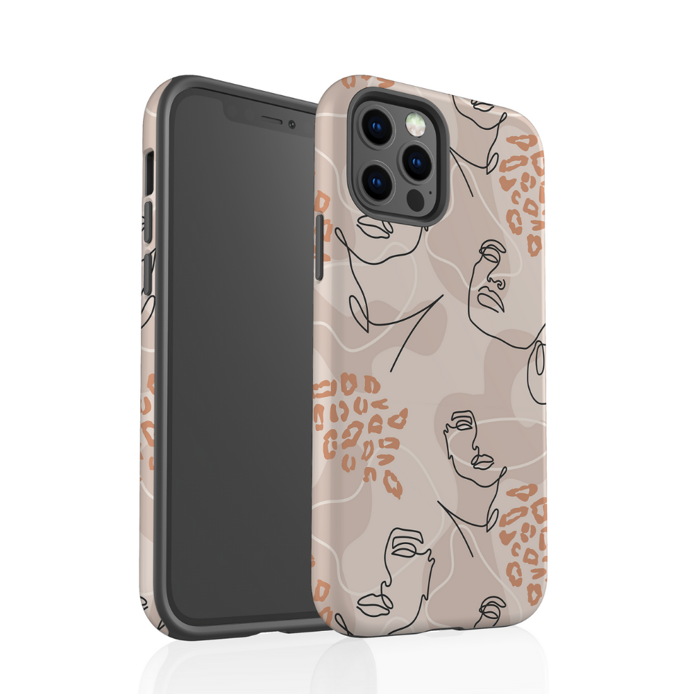 Tough Phone Case - Abstract Lady