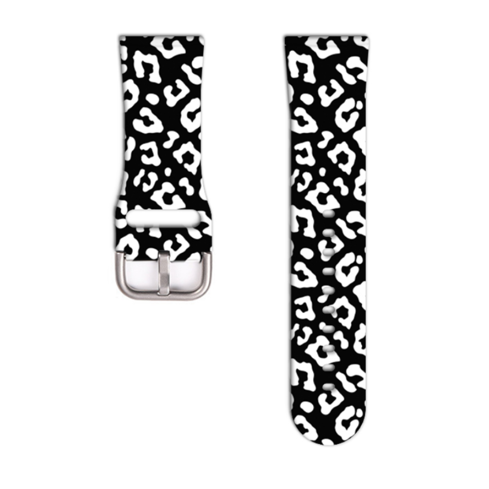 Black Leopard Fitbit Strap