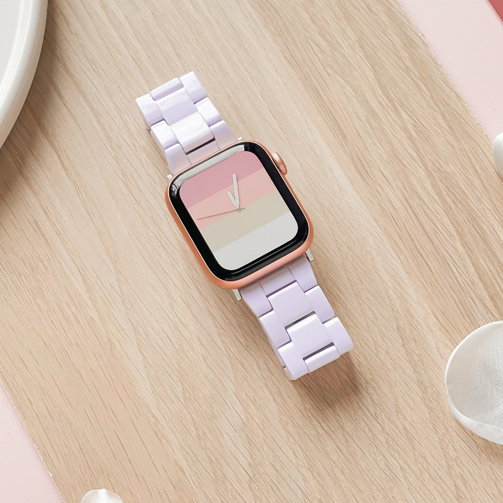 Luxe White Apple Watch Strap