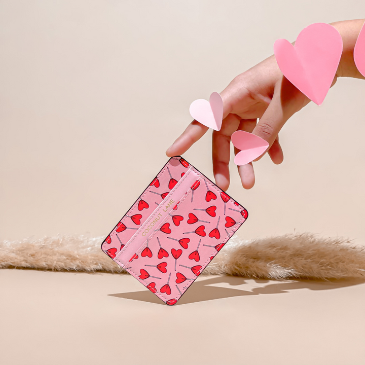 Candy Hearts Card Holder