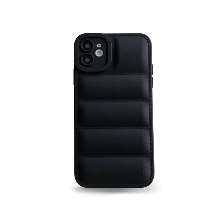Quilted Phone Case - Black