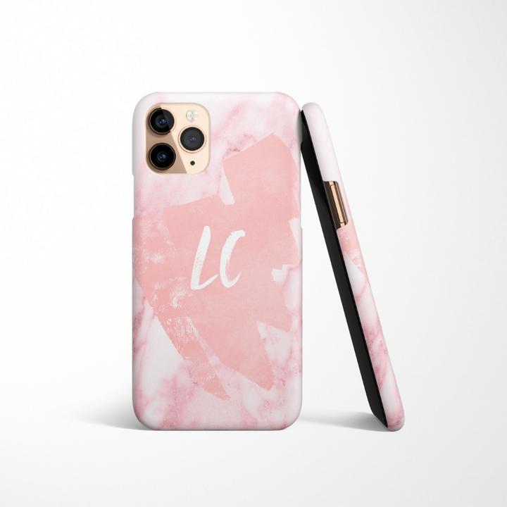 Personalised Phone Case - Pink Marble