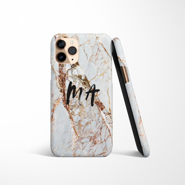 Personalised Phone Case - Rose Gold Marble