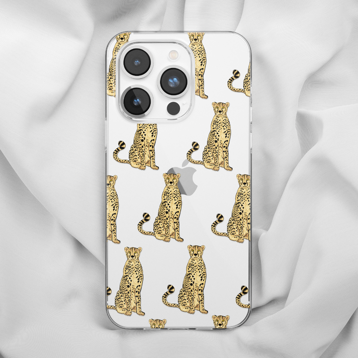 Clear Phone Case - Cheetah