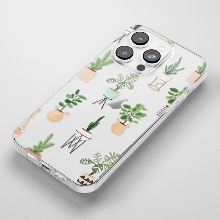 Clear Phone Case - House Plants