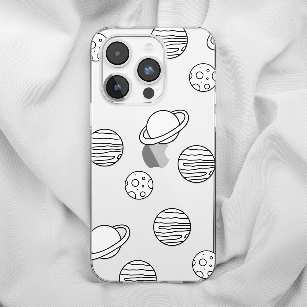 Clear Phone Case - Solar System