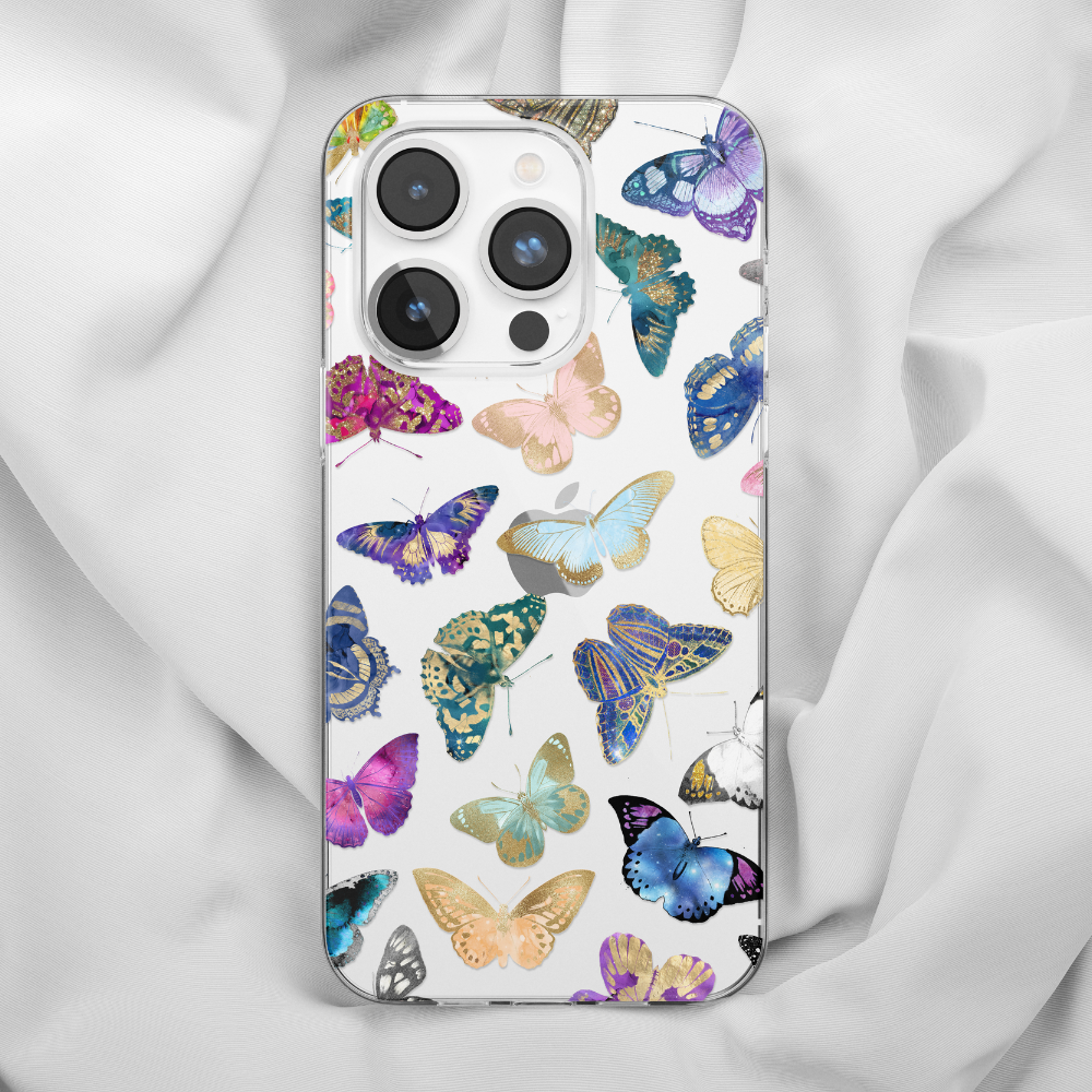 Clear Phone Case - Butterfly