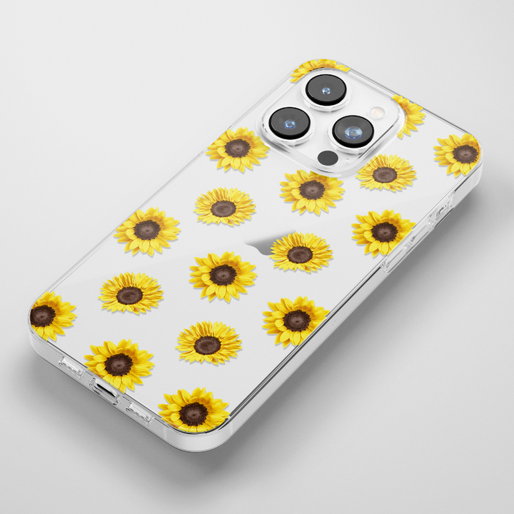 Clear Phone Case - Sunflowers