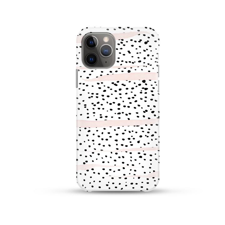 Coconut Lanes Dalmatian Phone Case on a white background