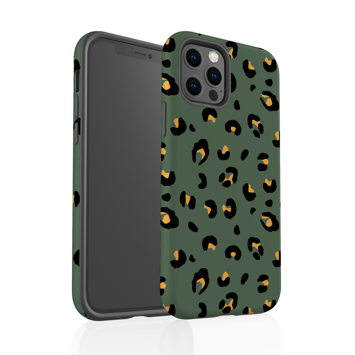 Tough Phone Case - Khaki Leopard